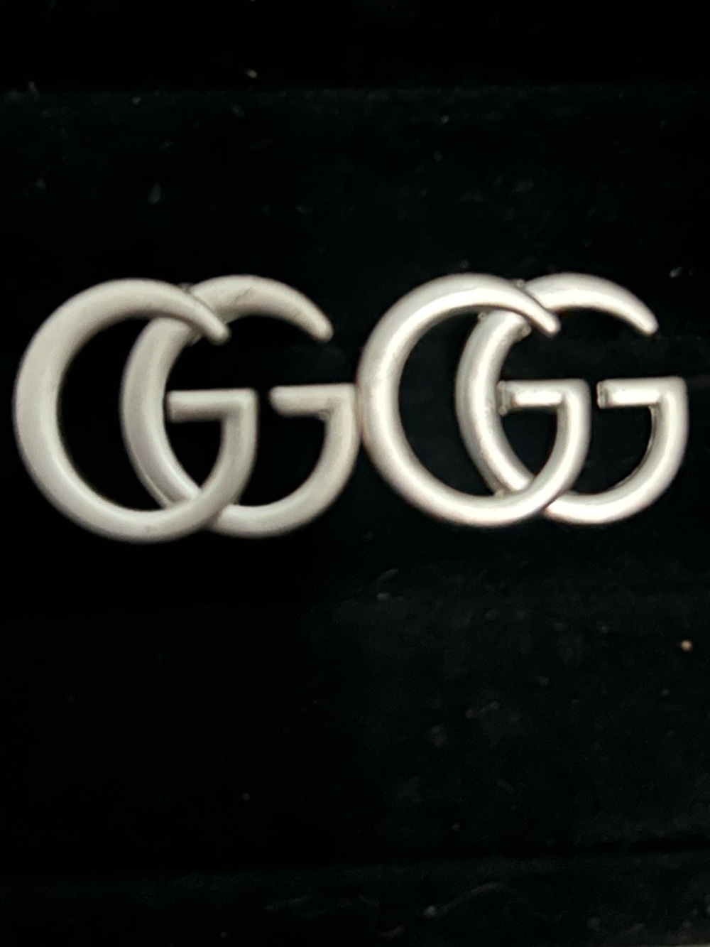 GG Logo Silver-Tone Earrings - Designer Inspired Women's Jewelry